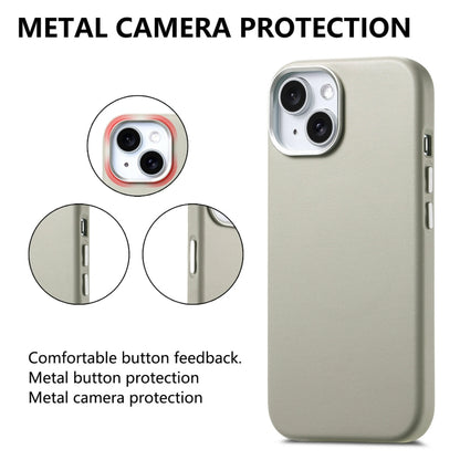 Electroplated Metal Button MagSafe Phone Case