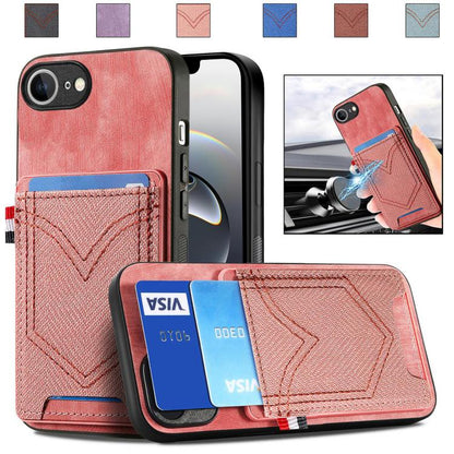 Denim Texture Leather Skin Phone Case with Card Slot