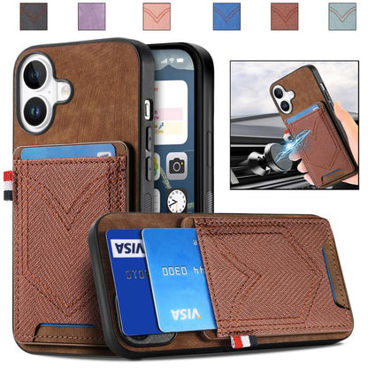 Denim Texture Leather Skin Phone Case with Card Slot