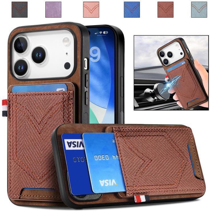 Denim Texture Leather Skin Phone Case with Card Slot