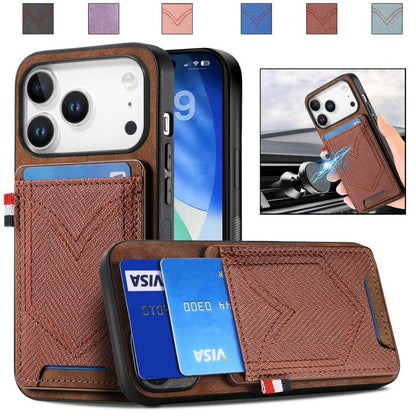 Denim Texture Leather Skin Phone Case with Card Slot