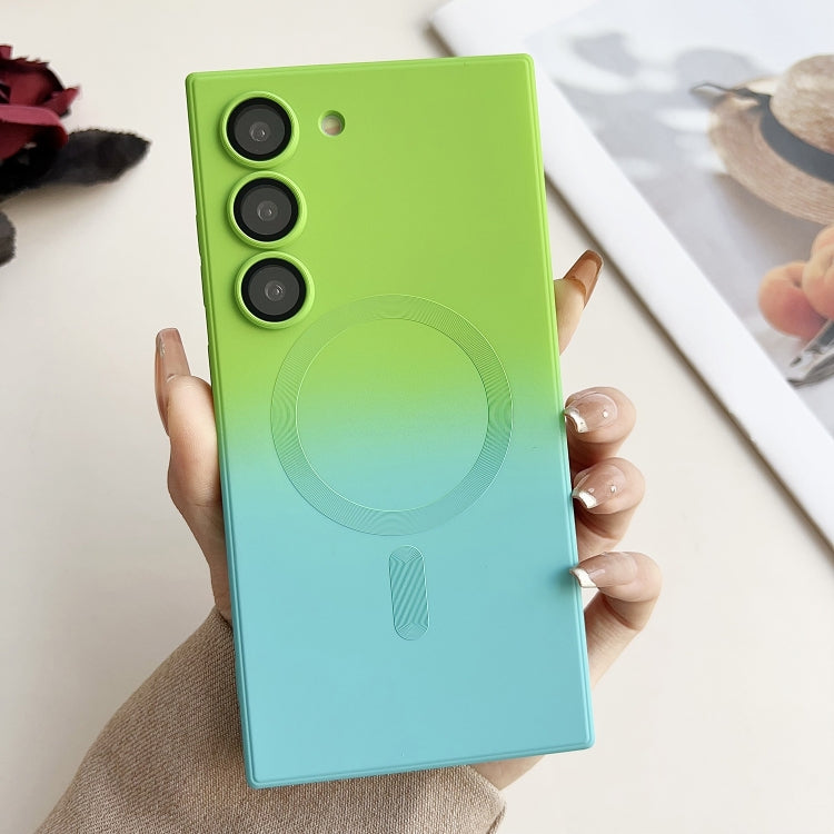 Liquid TPU Silicone Gradient MagSafe Phone Case