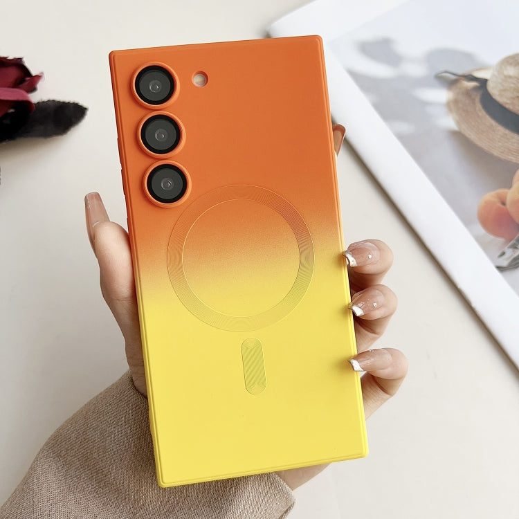 Liquid TPU Silicone Gradient MagSafe Phone Case