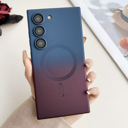 Liquid TPU Silicone Gradient MagSafe Phone Case