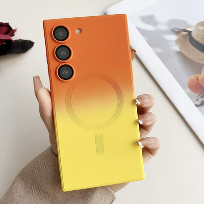 Liquid TPU Silicone Gradient MagSafe Phone Case