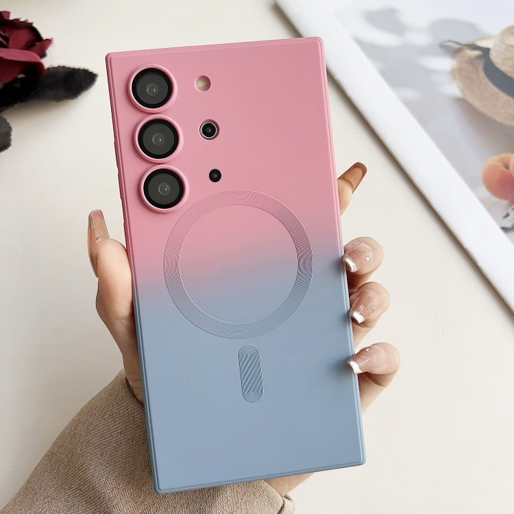 Liquid TPU Silicone Gradient MagSafe Phone Case