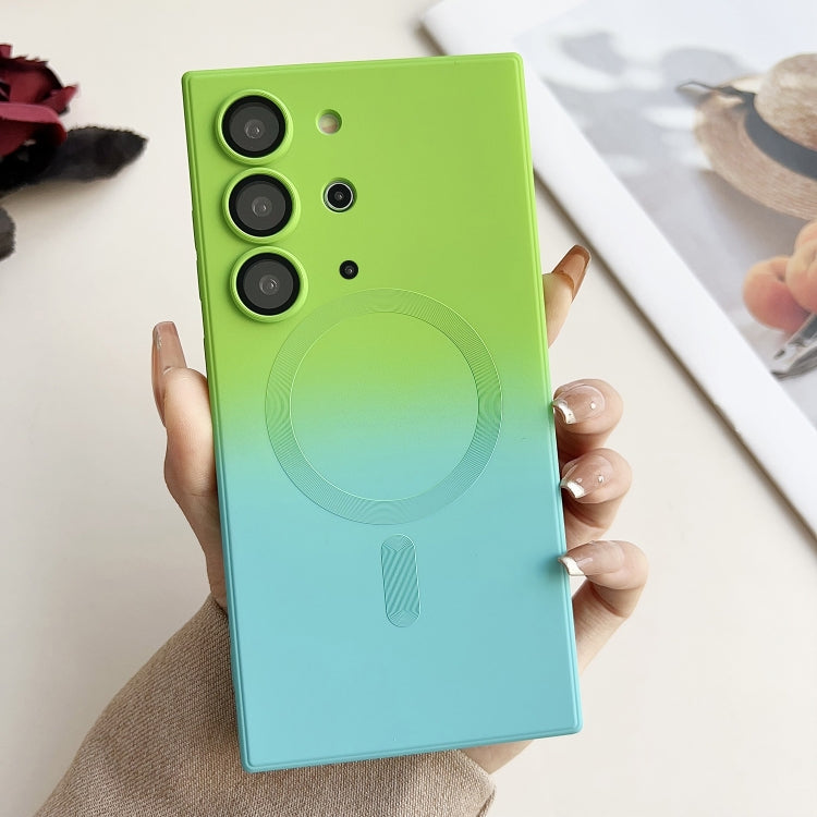 Liquid TPU Silicone Gradient MagSafe Phone Case
