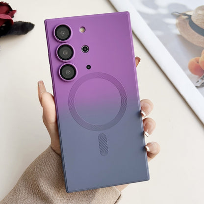 Liquid TPU Silicone Gradient MagSafe Phone Case