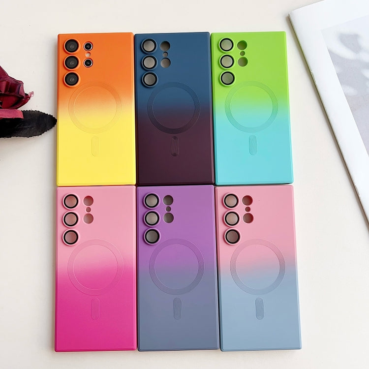 Liquid TPU Silicone Gradient MagSafe Phone Case