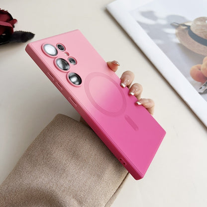 Liquid TPU Silicone Gradient MagSafe Phone Case