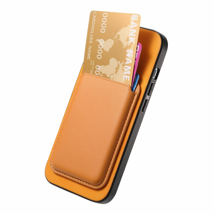 Retro Magsafe Card Bag PU Back Cover Phone Case