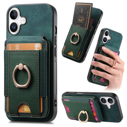Retro Splitable Magnetic Stand Card Bag Leather Phone Case