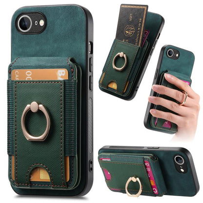 Retro Splitable Magnetic Stand Card Bag Leather Phone Case
