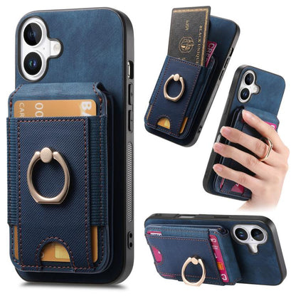 Retro Splitable Magnetic Stand Card Bag Leather Phone Case
