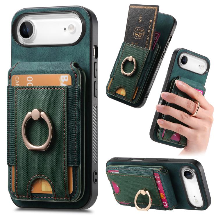 Retro Splitable Magnetic Stand Card Bag Leather Phone Case