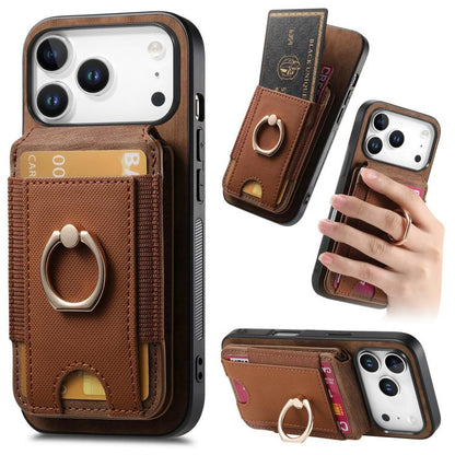 Retro Splitable Magnetic Stand Card Bag Leather Phone Case