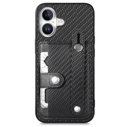 Wristband Kickstand Card Wallet Back Phone Case with Tool Knife