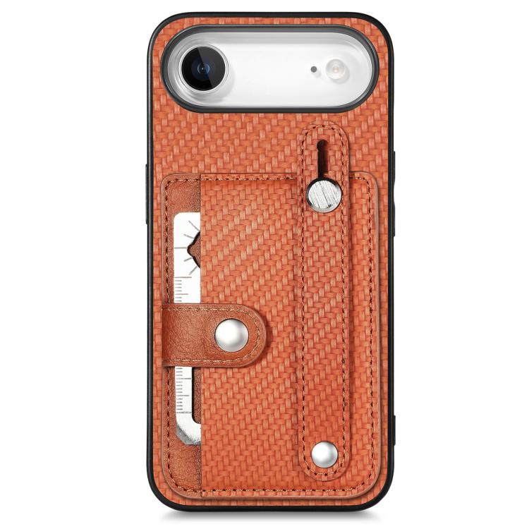 Wristband Kickstand Card Wallet Back Phone Case with Tool Knife