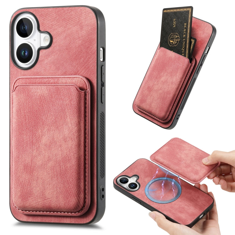 Retro Leather Card Bag Magnetic Phone Case
