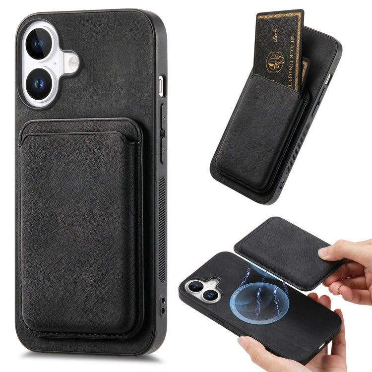 Retro Leather Card Bag Magnetic Phone Case