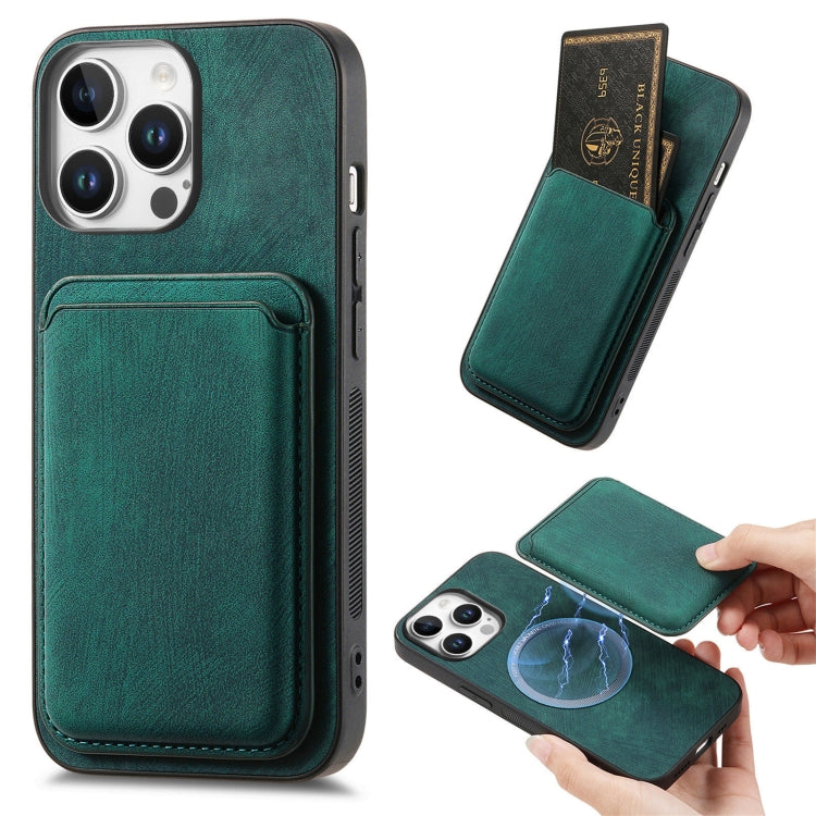 Retro Leather Card Bag Magnetic Phone Case