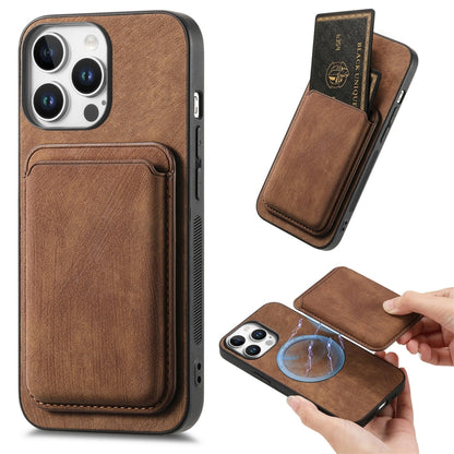 Retro Leather Card Bag Magnetic Phone Case