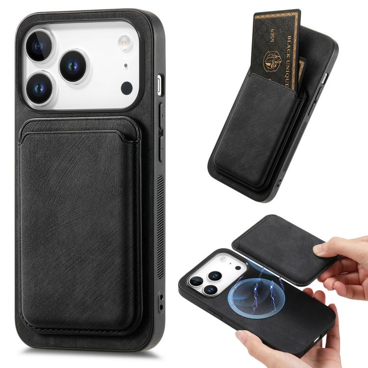 Retro Leather Card Bag Magnetic Phone Case