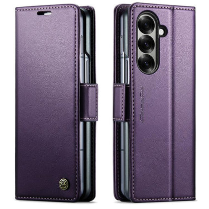 CaseMe 023 Butterfly Buckle Litchi Texture RFID Anti-theft Leather Phone Case