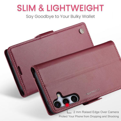CaseMe 023 Butterfly Buckle Litchi Texture RFID Anti-theft Leather Phone Case