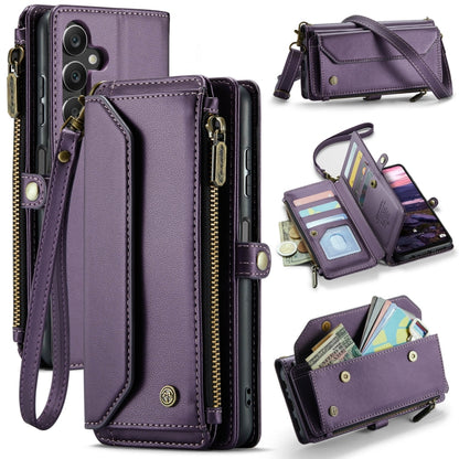 CaseMe C36 Card Slots Zipper Wallet RFID Anti-theft Leather Phone Case