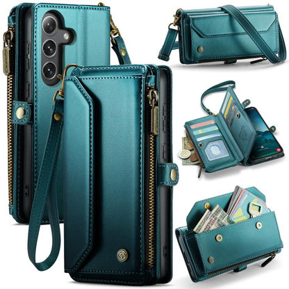 CaseMe C36 Card Slots Zipper Wallet RFID Anti-theft Leather Phone Case