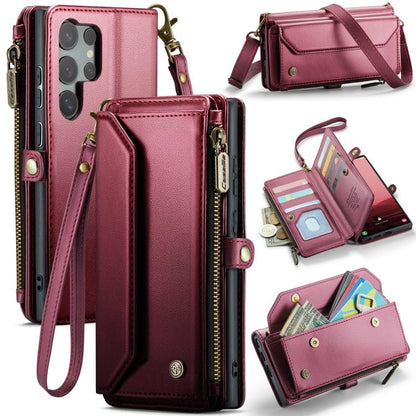 CaseMe C36 Card Slots Zipper Wallet RFID Anti-theft Leather Phone Case
