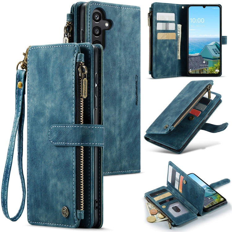 CaseMe C30 Card Slots Zipper Wallet Leather Phone Case