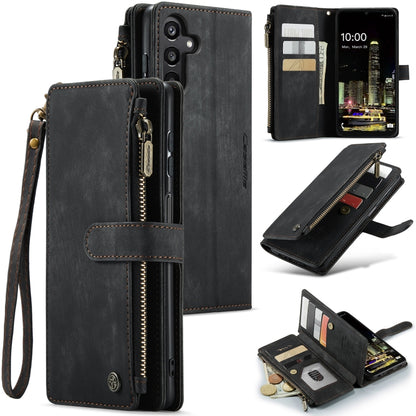CaseMe C30 Card Slots Zipper Wallet Leather Phone Case