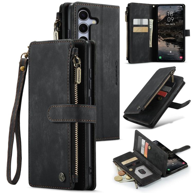CaseMe C30 Card Slots Zipper Wallet Leather Phone Case