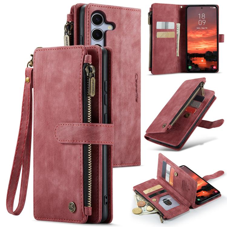 CaseMe C30 Card Slots Zipper Wallet Leather Phone Case