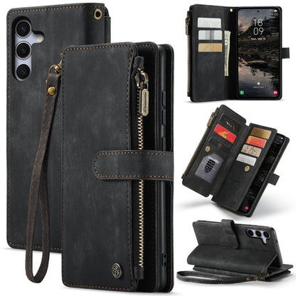 CaseMe C30 Card Slots Zipper Wallet Leather Phone Case