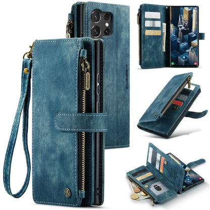 CaseMe C30 Card Slots Zipper Wallet Leather Phone Case