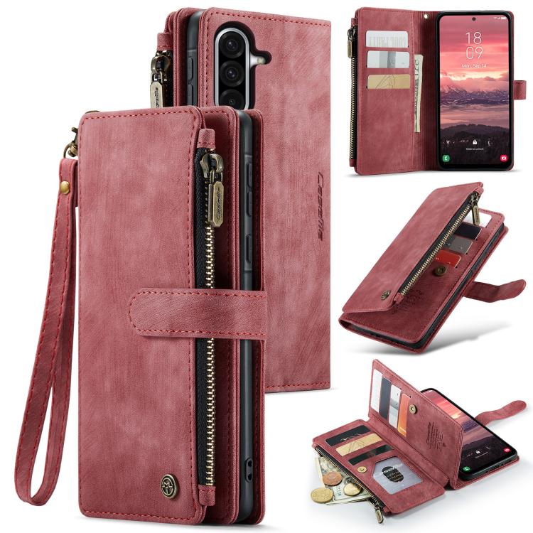 CaseMe C30 Card Slots Zipper Wallet Leather Phone Case