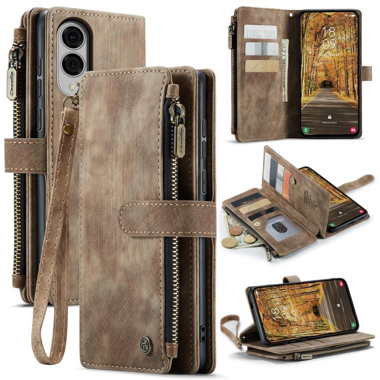 CaseMe C30 Card Slots Zipper Wallet Leather Phone Case