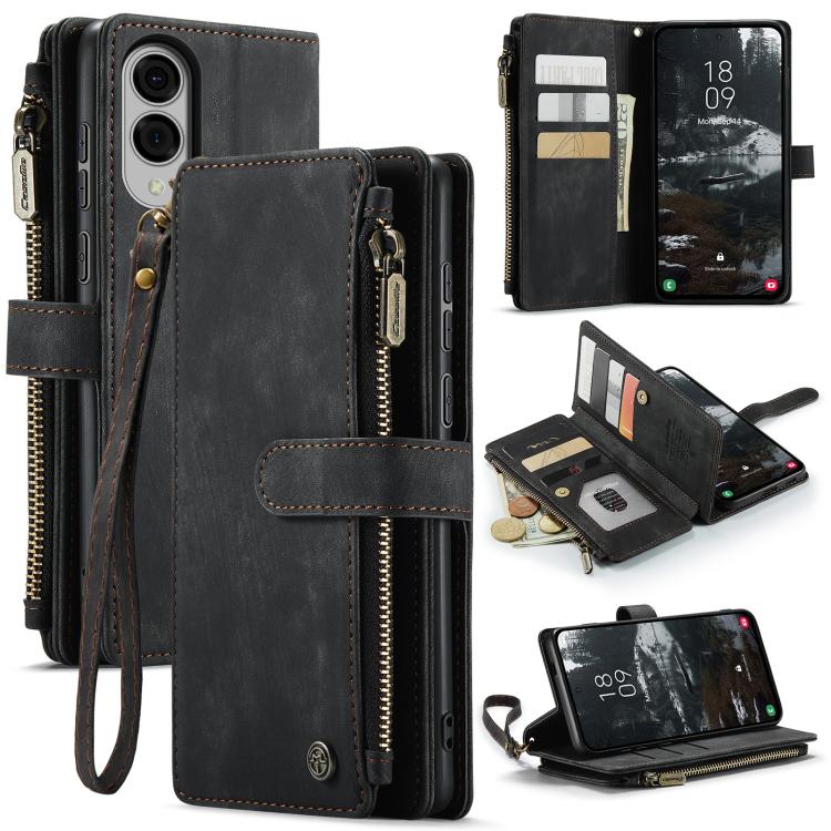 CaseMe C30 Card Slots Zipper Wallet Leather Phone Case