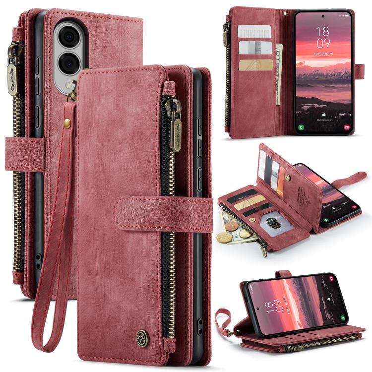 CaseMe C30 Card Slots Zipper Wallet Leather Phone Case