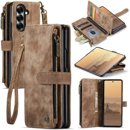 CaseMe C30 Card Slots Zipper Wallet Leather Phone Case