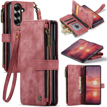 CaseMe C30 Card Slots Zipper Wallet Leather Phone Case