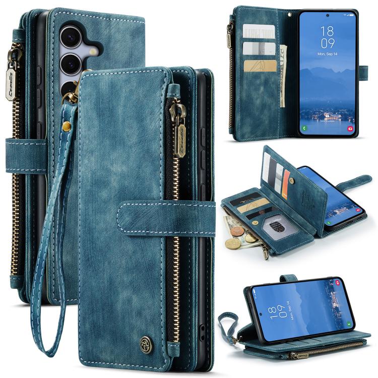 CaseMe C30 Card Slots Zipper Wallet Leather Phone Case