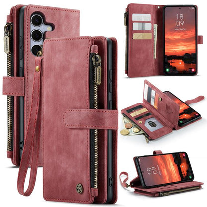 CaseMe C30 Card Slots Zipper Wallet Leather Phone Case
