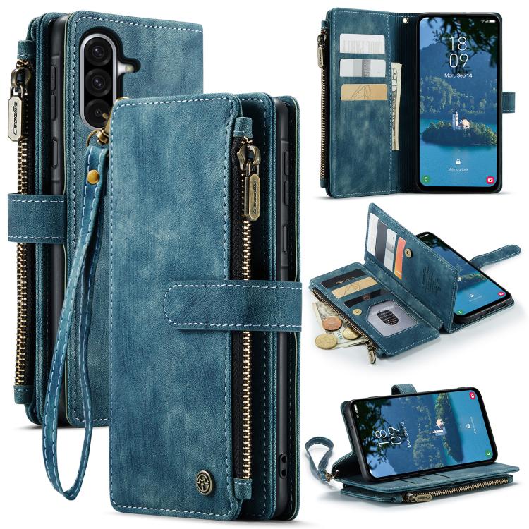 CaseMe C30 Card Slots Zipper Wallet Leather Phone Case