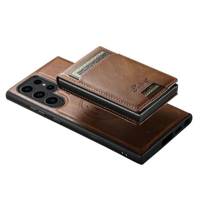 Suteni H19 Oil Wax 2-in-1 MagSafe Removable Card Box Back Phone Case