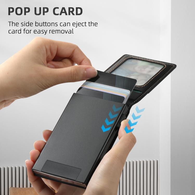 Suteni H19 Oil Wax 2-in-1 MagSafe Removable Card Box Back Phone Case