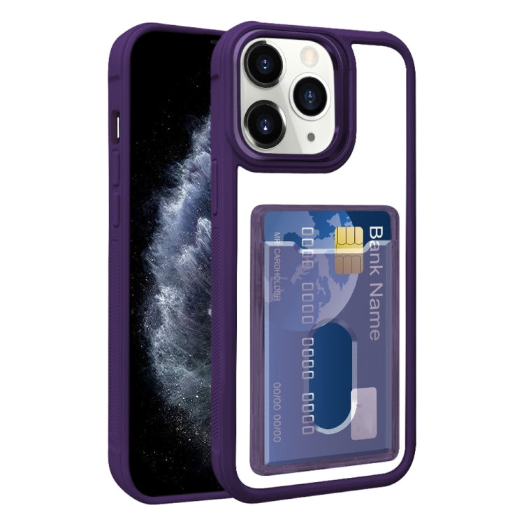 Electroplated Card Bag Acrylic Hybrid TPU Phone Case